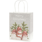 Papieren Zakken 18x9x23 cm Kerstkabouters 3 stuks