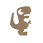 MDF Figuur Cartoon Tyrex 15 cm