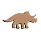 MDF Figuur Tryceratopse 15 cm