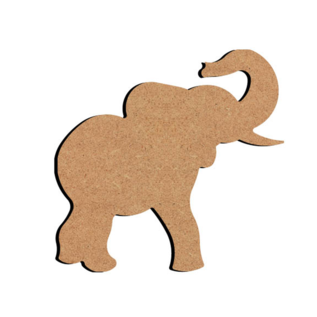 houten vorm Olifant 15 cm