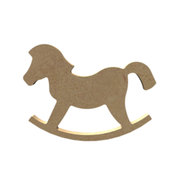 MDF Figuur Hobbel Paard 15 cm