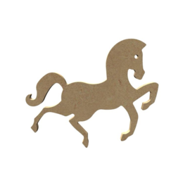 MDF Figuur Sierlijk Paard 15 cm