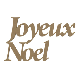 MDF Joyeux Noel 58 cm
