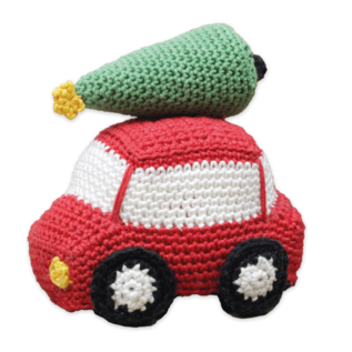 Hardicraft Haakpakket Kerstauto 12x11 cm