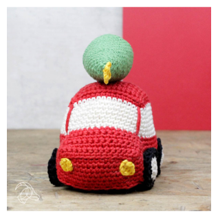 Hardicraft Haakpakket Kerstauto 12x11 cm