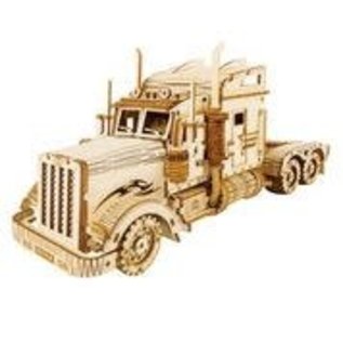 3D Houten Puzzel, Heavy Truck, 22,4×7,3×10 cm