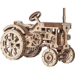 wooden city tractor 15,8×11,9×7,2cm.