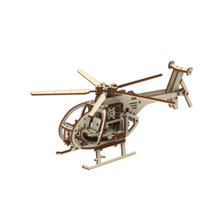 wooden city helicopter 24x12x30,5cm