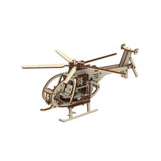 Wooden city helicopter 24x12x30,5cm