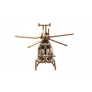 wooden city helicopter 24x12x30,5cm