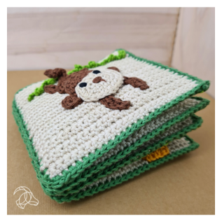 HardiCraft DIY Crochet Kit - Soft Book Jungle