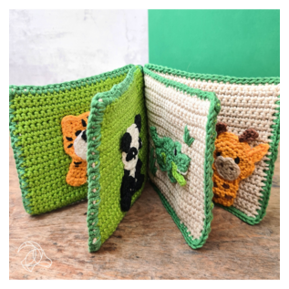 HardiCraft DIY Crochet Kit - Soft Book Jungle