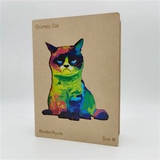 Houten Puzzel Grumpy Cat (208 stukjes/20x23cm) **