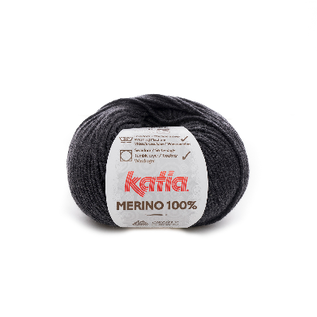 Katia MERINO 100% 503 Donker grijs bad 40975A