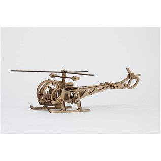 Bouwset Helikopter in hout 11x36cm