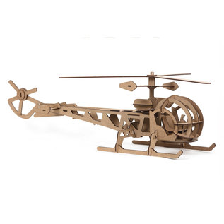 Bouwset Helikopter in hout 11x36cm