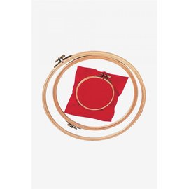 Borduurring hout - Tambour en bois 12,5cm