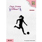 Nellie‘s Choice Clearstempel - Silhouette - Sport Voetballen 2  44x55mm