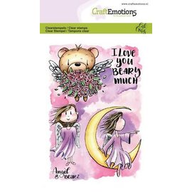 clearstamps A6 - Angel & Bear 2 Carla Creaties