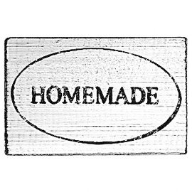 Houten stempel Vintage - Homemade -