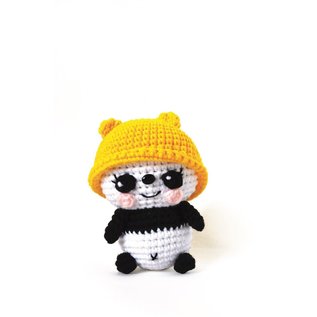 Haakpakket PANDA AMIGURUMI KIT 100MM