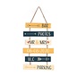 WANDDECORATIE 6 PLANKEN TRIPLEX 300x310x3MM