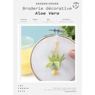 Kit Broderie Green - Aloe Vera