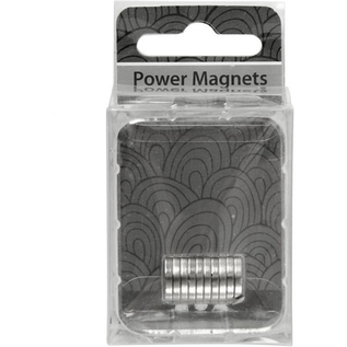 Power magneten, d: 10 mm, dikte 2 mm, 10 stuks