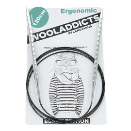 Rondbreinaald 5.50mm - 120cm Wooladdicts Black Edition - Ergonomic Lace