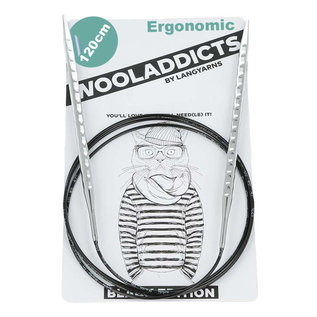 Rondbreinaald 5.50mm - 120cm Wooladdicts Black Edition - Ergonomic Lace