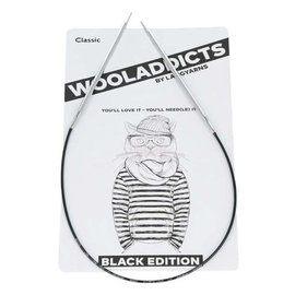 Wooladdicts Black Edition - Classic rondbreinaald 100cm - 8.0mm