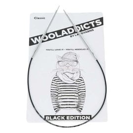 Wooladdicts Black Edition - Classic rondbreinaald 40cm - 5.0mm