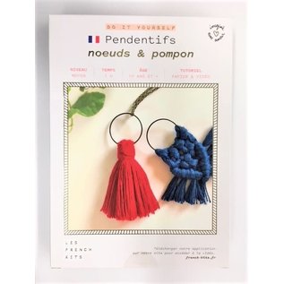 Kit Macramé Pendentifs - Noeuds & Pompon