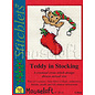 Borduurpakket Teddy in Stocking - Mouseloft
