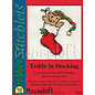 Borduurpakket Teddy in Stocking - Mouseloft