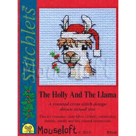 Borduurpakket The Holly And The Llama - Mouseloft