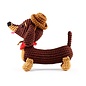 Haakpakket DACHSHUND AMIGURUMI KIT 180 mm