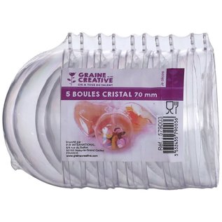 5 Plastic bollen70 mm - 2-delig