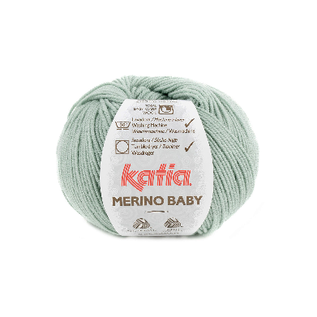 Katia MERINO BABY 97 Bleekgroen bad 49319