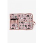 Etuis met 5 haaknaalden coloris rose