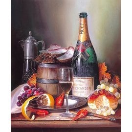 Painting By Numbers Set Champagne 40x30cm