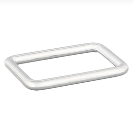 Rechthoek 40mm 0833 zilverkleur PER STUK