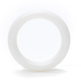 Haakringen Rond 16mm 0010 transparant PER STUK