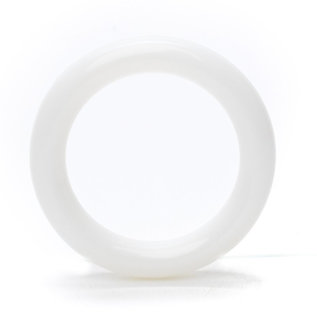 Haakringen Rond 18mm 0010 transparant PER STUK