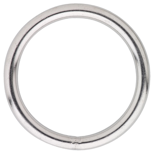 gesloten ronde ring 25mm 0821 zilverkleur PER STUK