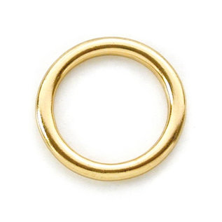 gesloten ronde ring 20mm 0084 goudkleurig PER STUK