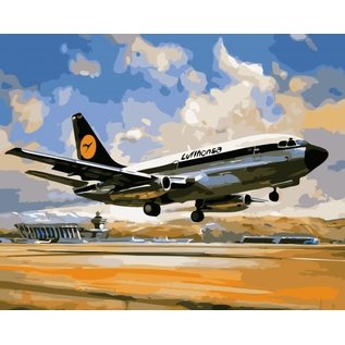 Paint By Number Set Airplane 50x40cm