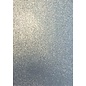 Foam met Glitter 22x30cm, 2mm, Zilver PER VEL
