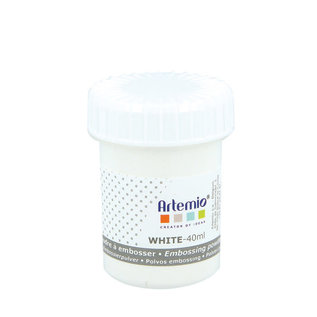 Embossingpoeder white 40ml