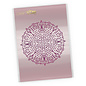 Sjabloon Aztec Mandala Stencil - Mandala Craft Template A4